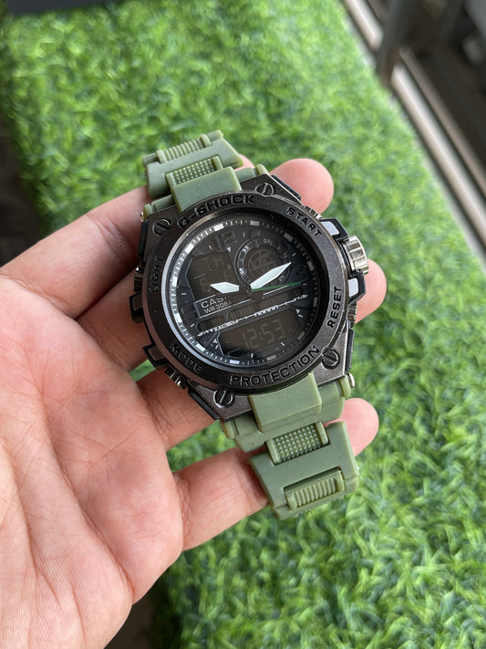 RC Casiio G-Shck Military Green Analog-Digital – Tactical Edition