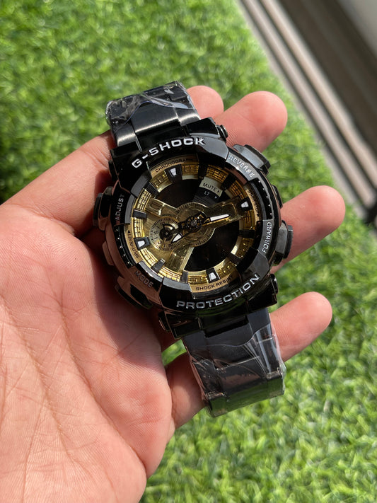 RC casiio G-Shok Black Stainless Steel Chronograph – Premium Edition