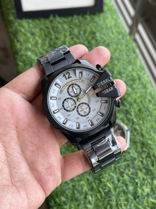 RC Diiesel Mega Chief Chronograph Steel Edition (white-black)