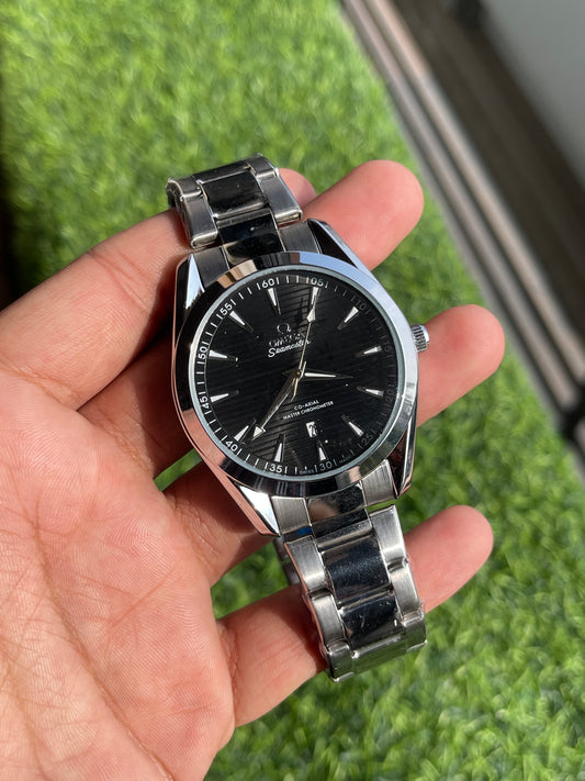 RC Omegaa Seamaster Aqua Terra Silver-Black