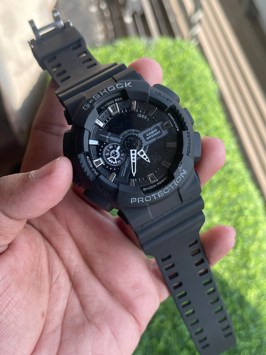 RC Casiio G-Shok Analog-Digital Men’s Watch – Black & Silver Edition