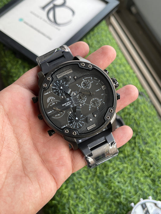 RC Diiesel Mega Chief Dual-Time Chronograph β Matte Black Edition