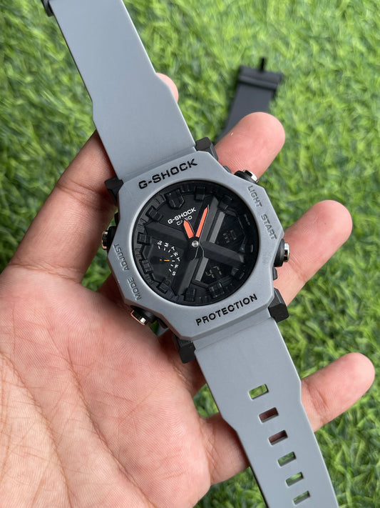 RC G-SHOK GA-2300-1A Grey Shadow Night Glow Resin Watch