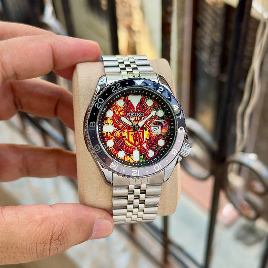 RC X Seiiko Manchester United Edition β Store Article β Silver Stainless Steel Bracelet