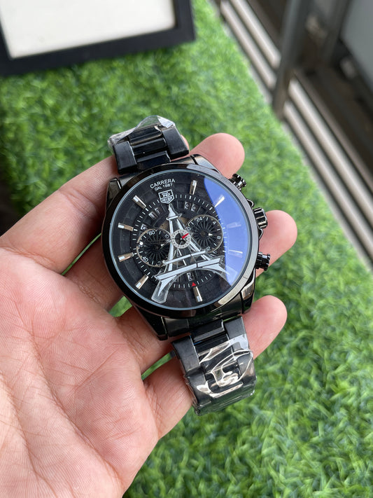 RC TAG Carrera Chronograph – Eiffel Tower Black Edition