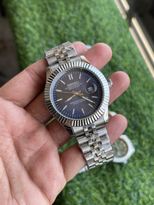 RC Seiiko Midnight Steel Datejust