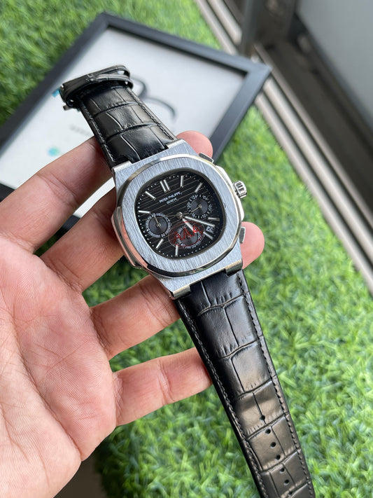 RC Patek Nautilus Chronograph Black Dial Edition