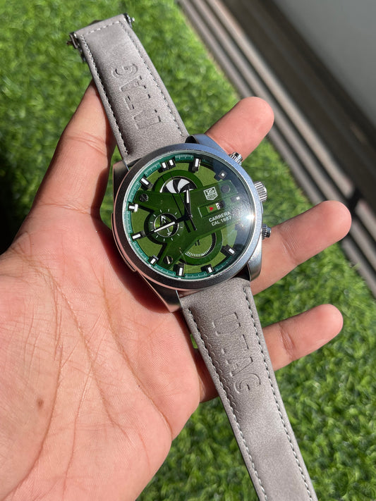 RC TAG Carreraa Cal. 1887 – Green Dial Chronograph (Premium Edition)