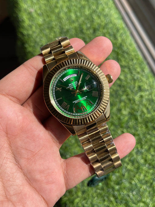 RC RLX Day-Date premium quality chain watch