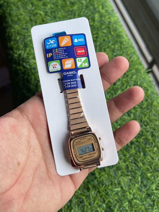 RC Casiio Vintage Digital Watch – Unisex Stainless Steel watch