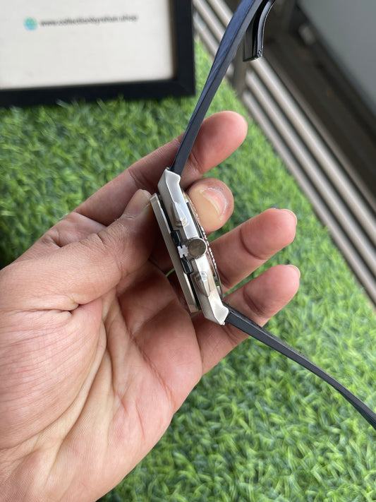 RC Hublt Classic Fusion Chronograph – Silver Case Blue Strap Edition