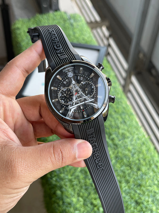 RC TAG Heuerr Carrera Chronograph “Black Racer” Edition