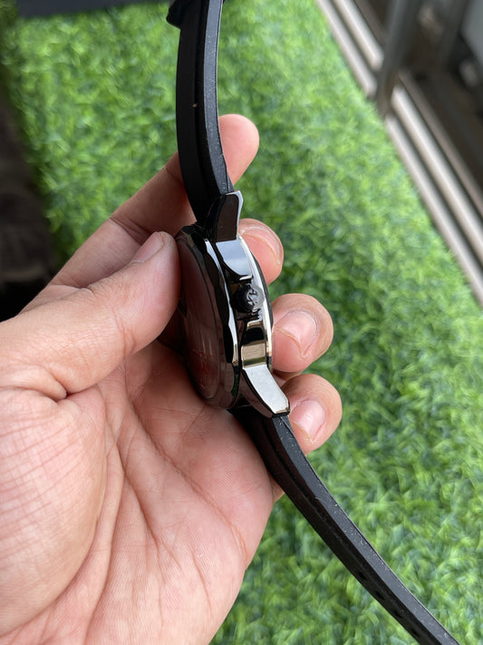 RC Armanii Exchaange Skeleton Dial Automatic β Black Edition