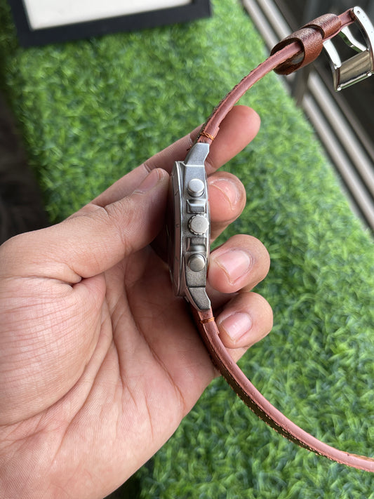 RC Fossiil Multifunction β Blue Dial Leather Edition