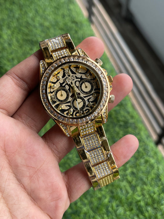 RC RLX eye of Tiger chain premium watch