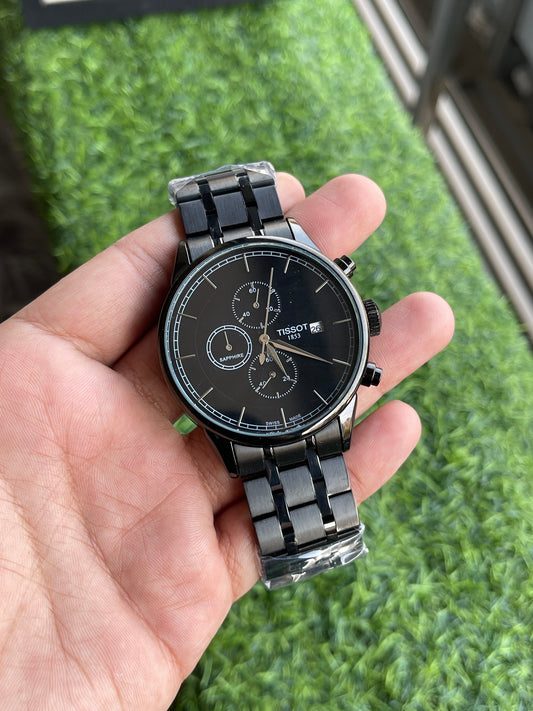 RC Tisst 1853 Chronograph β Black Stainless Steel Edition