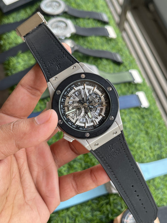 RC Hublt Luxury Skeleton-Dial Sports Watch