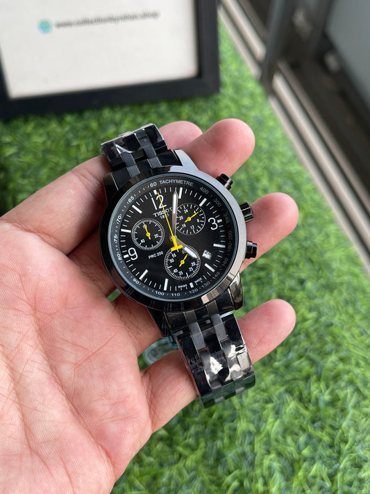 RC Tisst PRC 200 Chronograph – Black Stainless Steel Edition