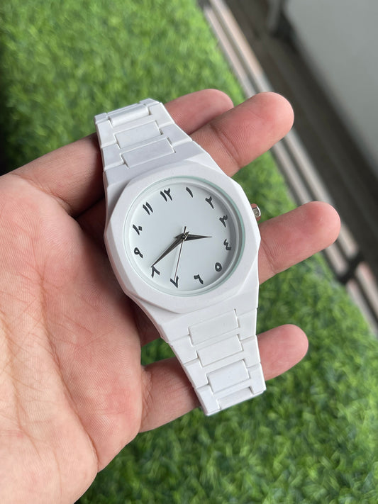 RC “AURA” Milky white premium quality chain watch