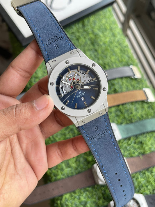 RC Hublt Luxury Skeleton-Dial Sports Watch
