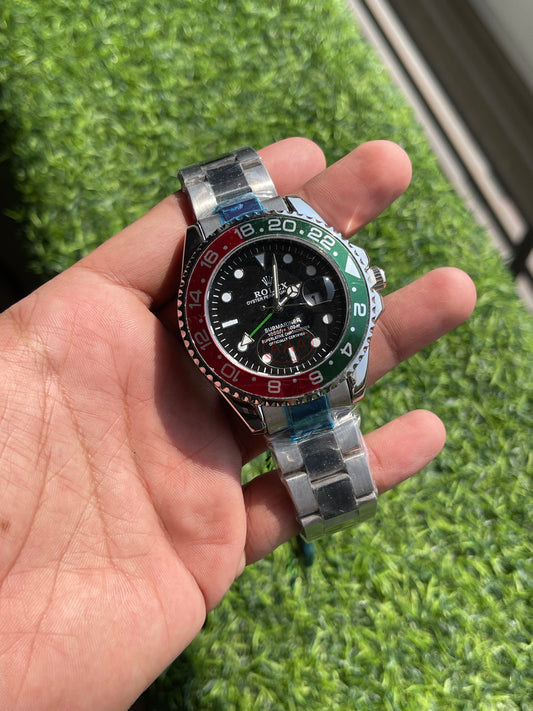 RC RLX Submariner – Custom “Pepsi-Green” Bezel Edition