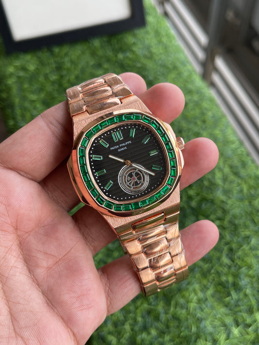 RC Patek Emerald Nautilus Royale Watch