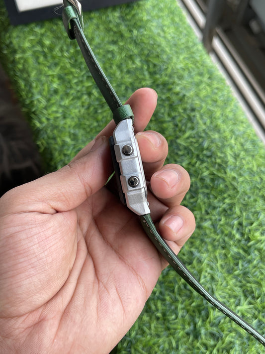 RC Casiio World Time Digital β Green Leather Edition