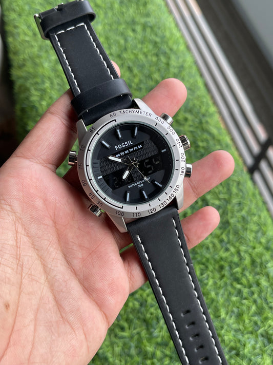 RC Fossiil Digital + Analog premium watch