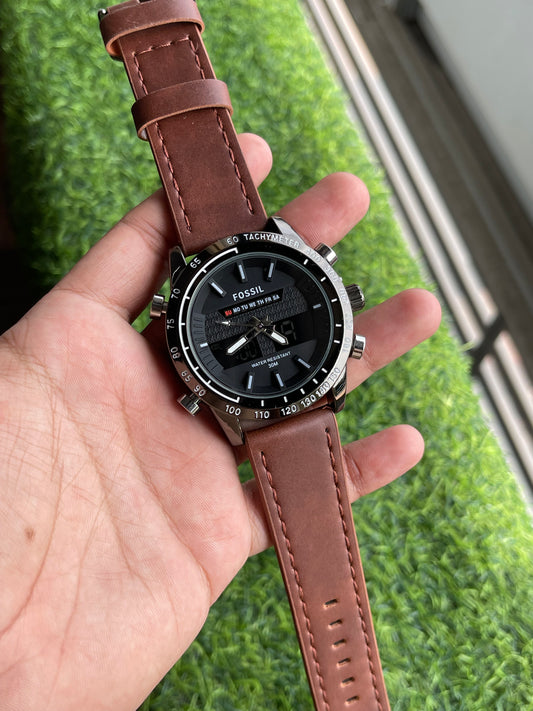 RC Fossiil Digital + Analog premium watch