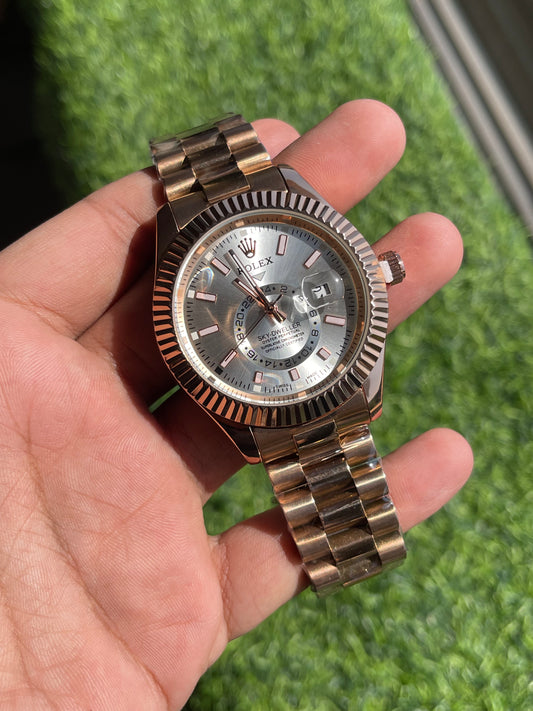 RC RLX Skydweller premium quality chain watch