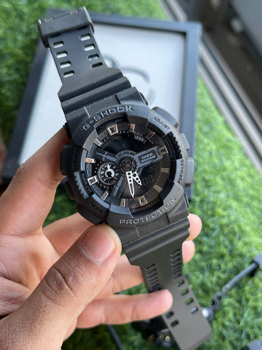 RC Casiio G-Shok Analog-Digital Men’s Watch – Black & Silver Edition