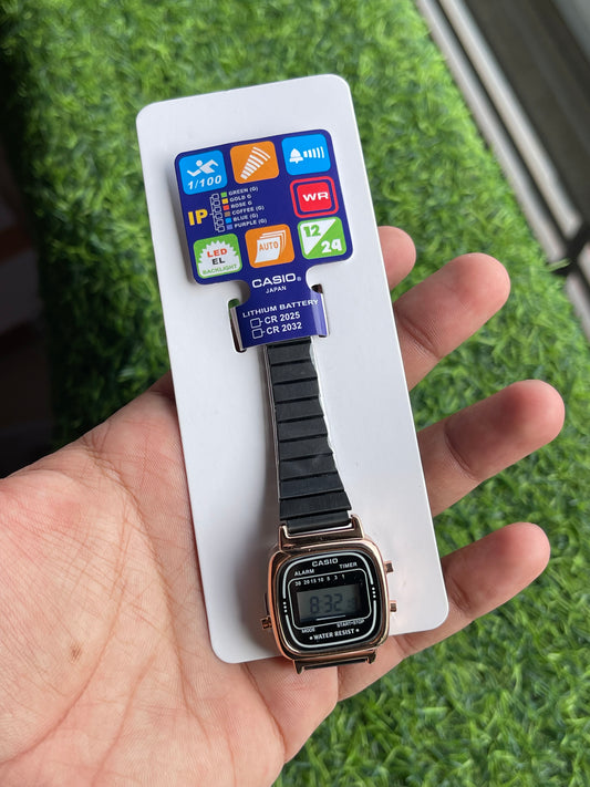 RC Casiio Vintage Digital Watch – Unisex Stainless Steel watch