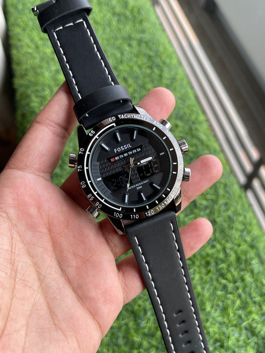 RC Fossiil Digital + Analog premium watch