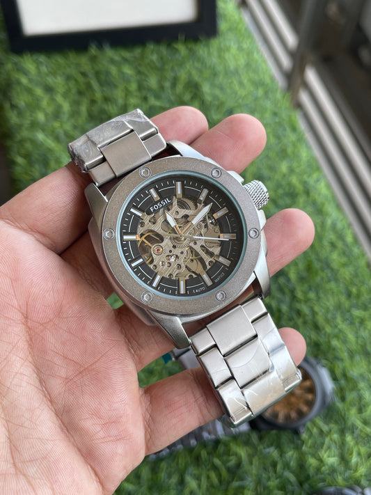 RC Fossiil Automatic Skeleton – Steel Core Edition