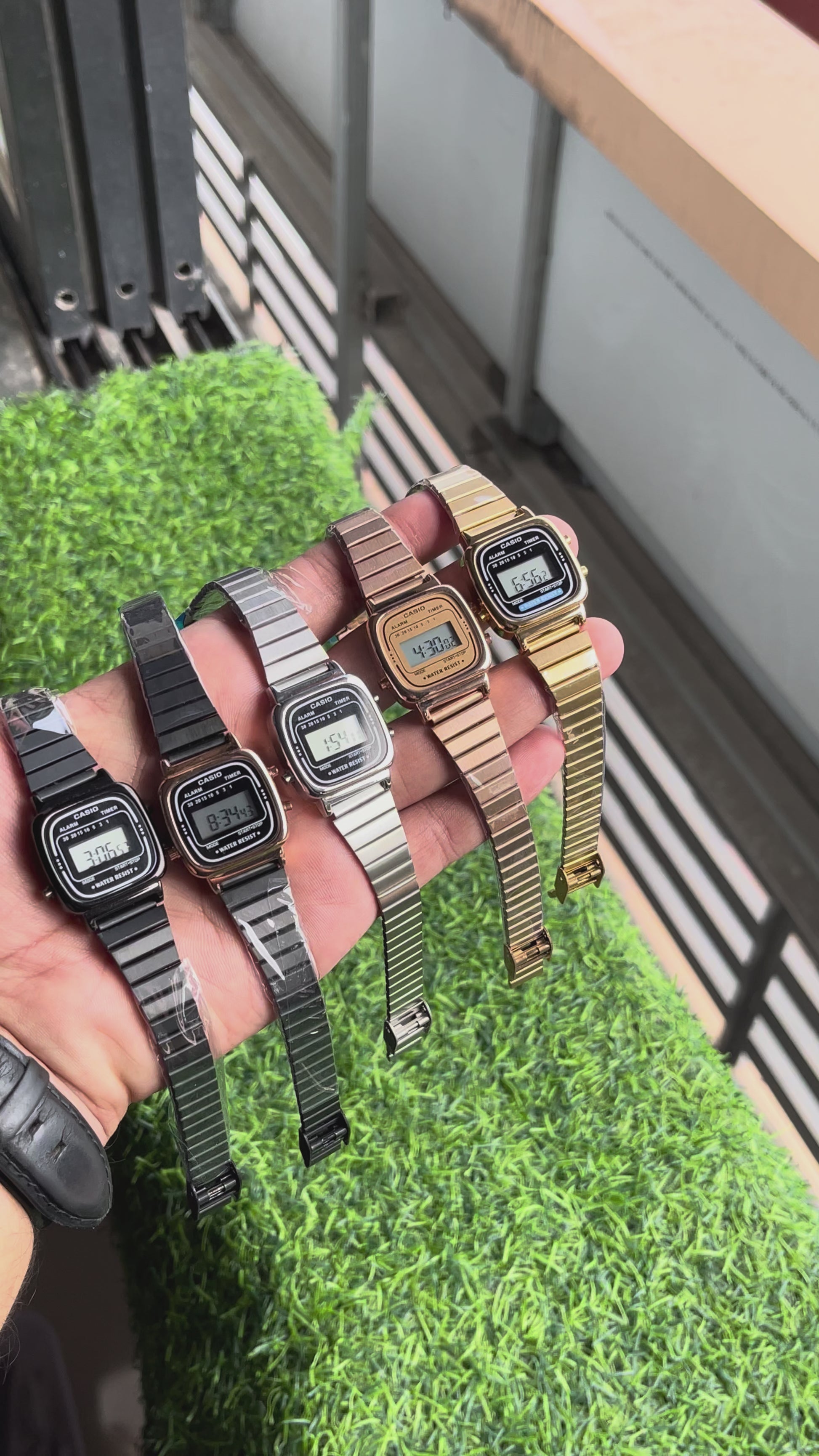 RC Casiio Vintage Digital Watch – Unisex Stainless Steel watch