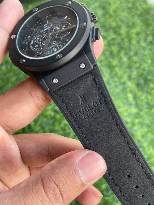 RC Hublt Skeleton Chronograph – Full Black
