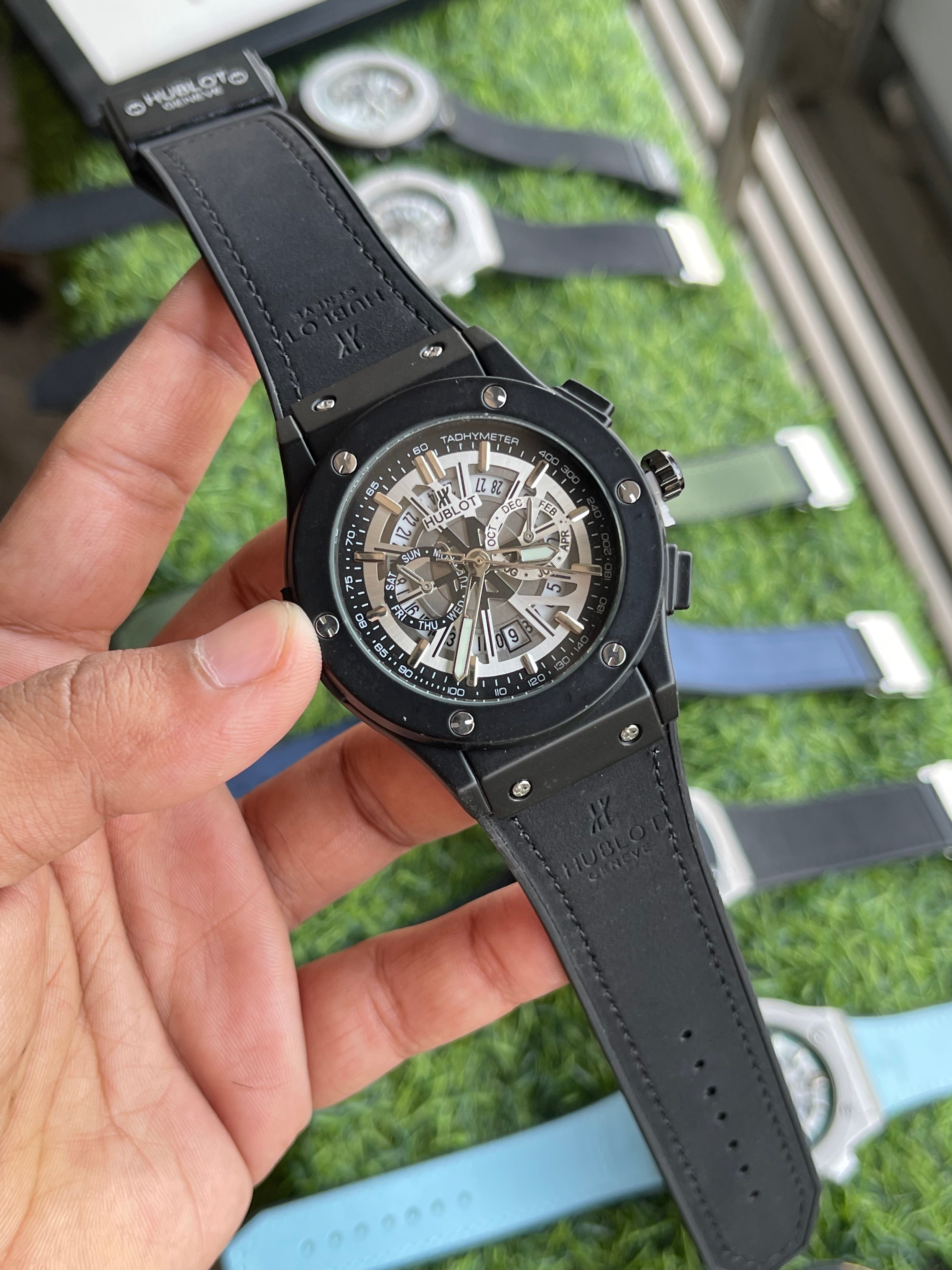 RC Hublt Luxury Skeleton-Dial Sports Watch – Rehan's Collection