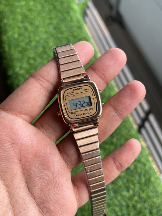 RC Casiio Vintage Digital Watch – Unisex Stainless Steel watch