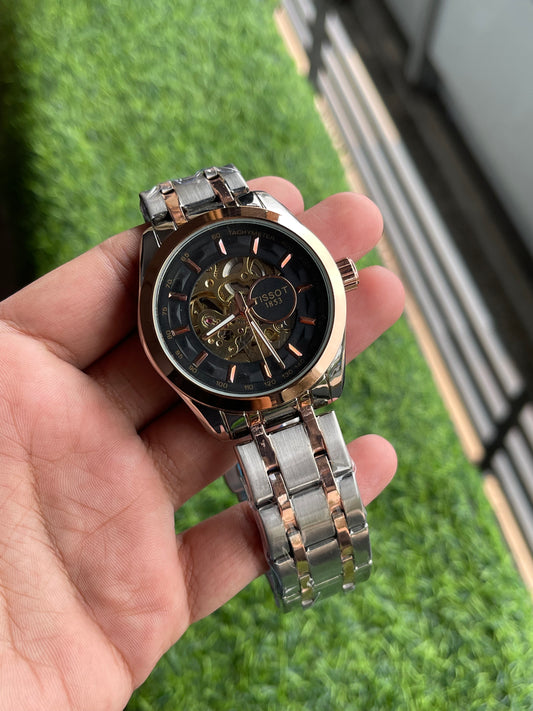 RC Tiissot Skeleton Automatic Watch