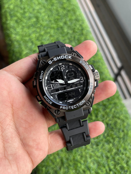 RC Casiio G-Shok Black Analog-Digital Watch