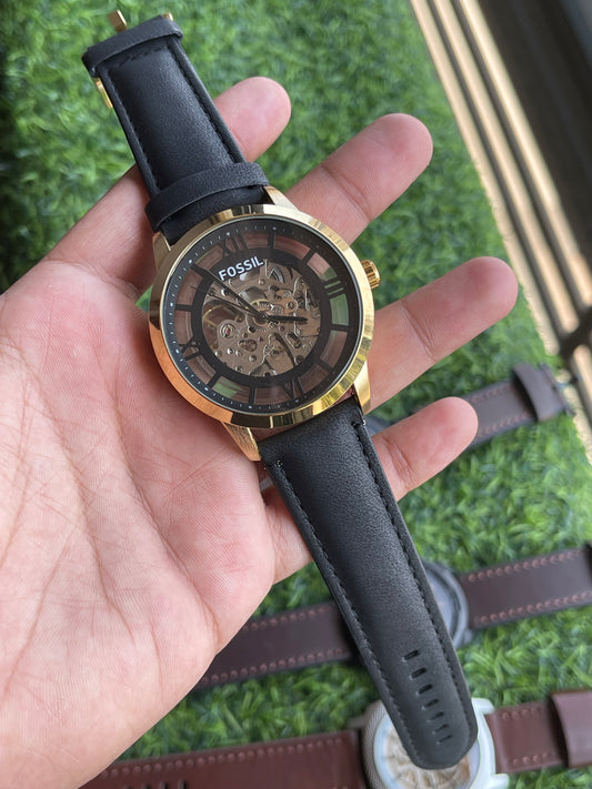 Fossil Automatic Leather
