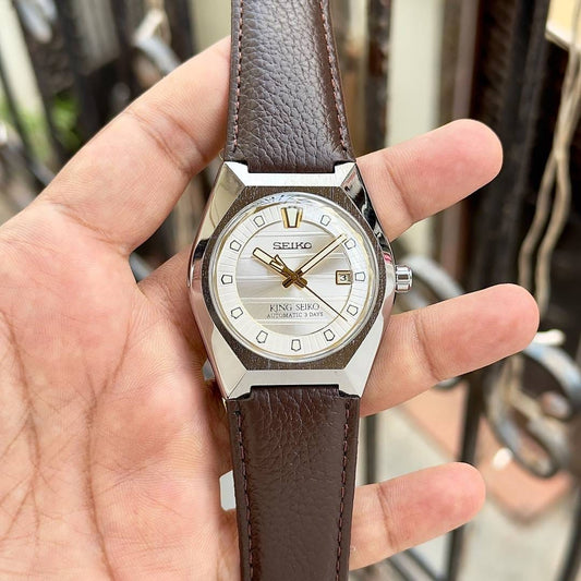 RC X Seiiko King Vanac Automatic brown white