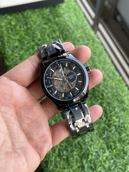 RC Tisst 1853 Automatic Skeleton – Black Steel Edition