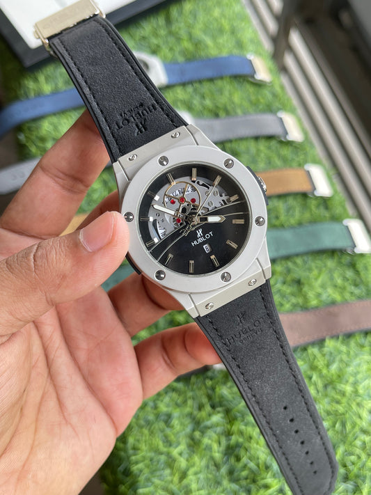RC Hublt Luxury Skeleton-Dial Sports Watch