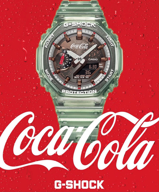 RC X Casiio G-SHOK Coca-Cola Collaboration GA-2100CC-3A – Bottle Green Transparent Edition