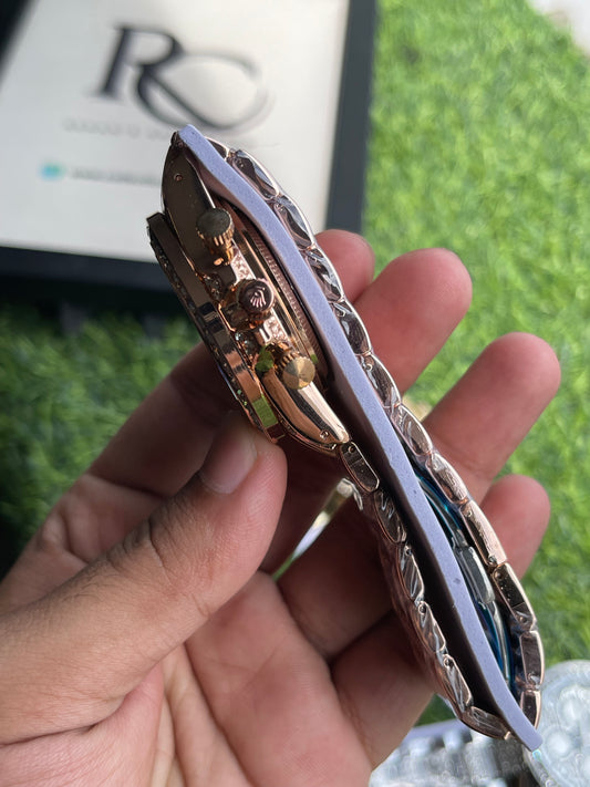 RC X RLX Tiger Edition – Diamond Chronograph (Rose Gold)