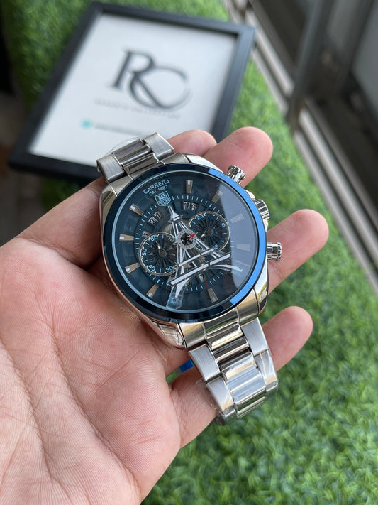 TAG Heuerr Carrera “Paris edition” Calibre 1887 “Blue Steel” Edition