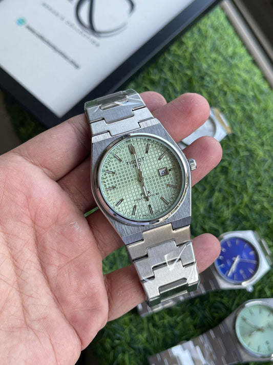 Tissot PRX Powermatic 80 – Mint Green Waffle Dial