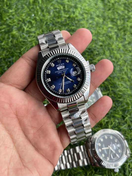 RC X RLX Datejust Diamond Edition (blue dial)