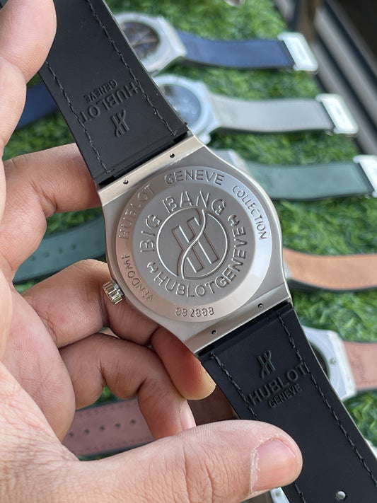 RC Hublt Skeleton Chronograph – Black Strap